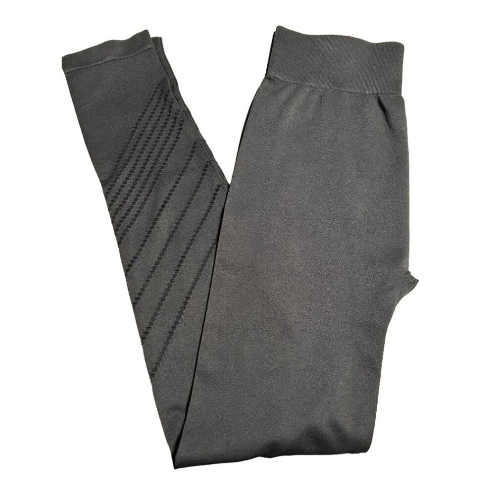 Boom Boom Jeans Large Ab-Shaper Compression Leggings Black